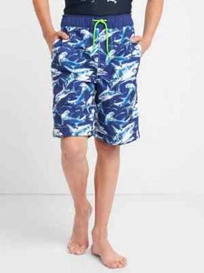 Neu mit Etikett GAP Hai Badehose Boardshorts Haie Bademode kurz Kleinkind Jungen XS 4 5 - Bild 1 von 4