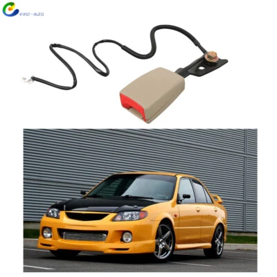 Driver Seat Belt Buckle Receiver Fit For Mazda Protege 2001-2003 Plastic Beige - Изображение 1 из 4