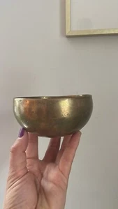 Antique Small Copper Hand Hammered Singing Bowl - Picture 1 of 5