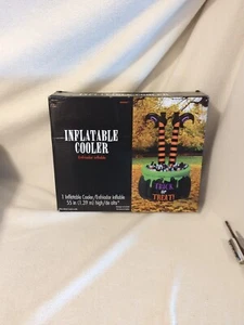 Inflatable Cooler Trick Or Treat Witch Legs - Picture 1 of 3