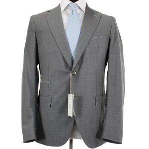 Eleventy Platinum NWT Wool Sport Coat / Blazer Size 50 (40R US) In Solid Gray - Picture 1 of 8