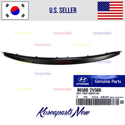 Front Bumper Grille Lower Trim 865802V500 ⭐GENUINE⭐fits Veloster Turbo 2013-2017 - Image 1 of 4