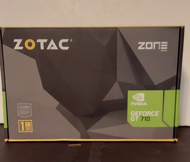 Zotac GEFORCE GT710 1GB PCIEX1 PASSIVE COOLING DL-DVI VGA HDMI