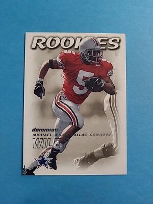 MICHAEL WILEY 2000 SKYBOX DOMINION FOOTBALL CARD # 206 I2571 - Image 1 of 2