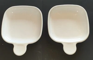 Lote de 2 platos sándwich cuadrados de 6" vintage Corning Ware P-185-B - Imagen 1 de 2