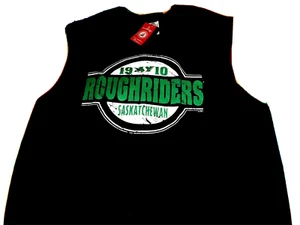 SASKATCHEWAN ROUGHRIDERS CFL Since 1910 NEW w TAGS Tank Top T Shirt Size Large - Picture 1 of 2