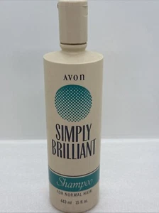 Avon NOS Vintage Simply Brilliant Shampoo For Normal Hair 15 Fl.oz. Fullness - Picture 1 of 6