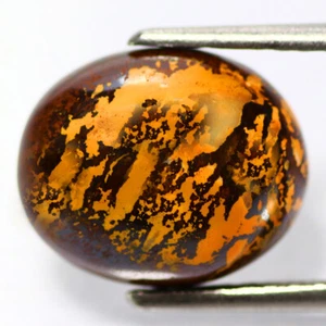 6.37Ct Good Perfect Oval 12.7X10.5 MM Australia Natural BOULDER OPAL - Foto 1 di 5