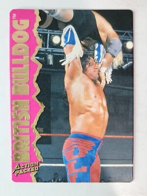 1995 Action Packed WWF #11 BRITISH BULLDOG - Image 1 of 2