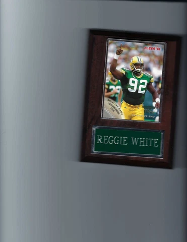 REGGIE WHITE PLAQUE GREEN BAY PACKERS FOOTBALL NFL   C2 Cover