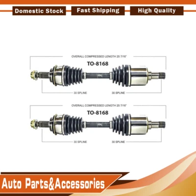 Par de ejes delanteros CV TrakMotive 2 piezas para Lexus GX470 2003-2009 4x4_LX Foto 1 de 4