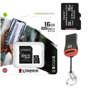 Memory Card Kingston For Lenovo Tab M10 Micro SD Card Sdxs Canvas 16 - 512 GB - Picture 1 of 20