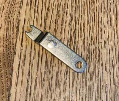 Clean Apple II Interface Card Wrench Keychain Tool Stainless Marked Singapore US - Image 1 of 4