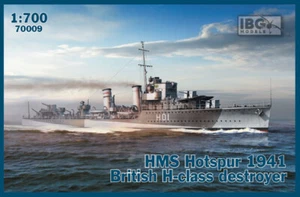 IBG 70009 HMS Hotspur 1941 British H-class destroyer scale 1/700 - Imagen 1 de 1