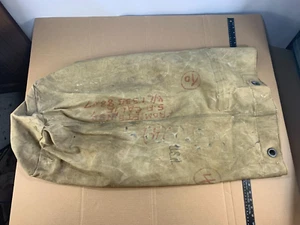 Vintage WWII USN Navy Military Stencil Duffle Bag Uniform Case San Francisco Cal - Picture 1 of 6