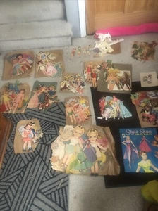Gran Lote Muñecas De Papel Vintage Años 50” y 60” Recortadas por Whitman? Pub Co USA - Imagen 1 de 9