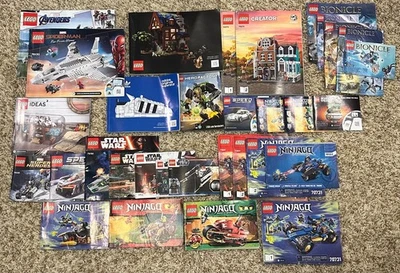 Lego Manual de Instrucciones SOLO Lote de 32 Foto 1 de 4