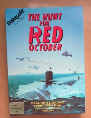 The Hunt for Red October Game For Atari ST - Great Condition - See Pics - Image 1 of 4