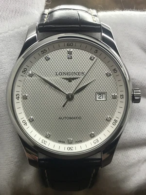 Longines Master Collection L2.893.4.77.3 Silver Diamond Dial Automatic Men's Wat - image 1 of 4