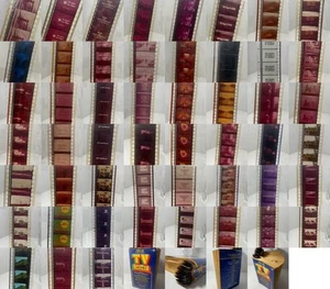 Vintage Original 35mm Film Title Frame Cell Strip LOT of 51 Horror Action Movies - Bild 1 von 24