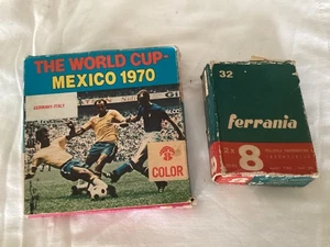 MONDIALI MESSICO 1970 ITALIA GERMANIA 4-3 FILM 8mm SCATOLA RULLINO FERRANIA 1965 - Imagen 1 de 5