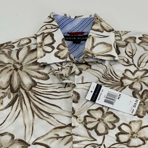 Camisa Tommy Hilfiger Vintage Para Hombre Manga Larga Con Botones, Talla M - Imagen 1 de 5