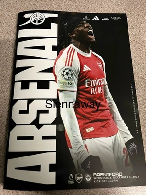 Arsenal v Brentford - FA Premier League - 03 December 2025 - Mint Condition - Image 1 of 4