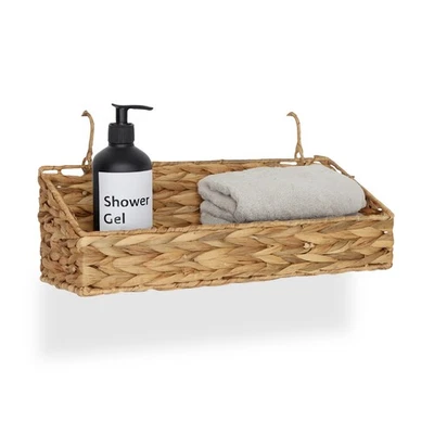 Aufbewahrungskorb Hängekörbchen Wandkorb Flechtkorb Hängeaufbewahrung Badkorb - Bild 1 von 4