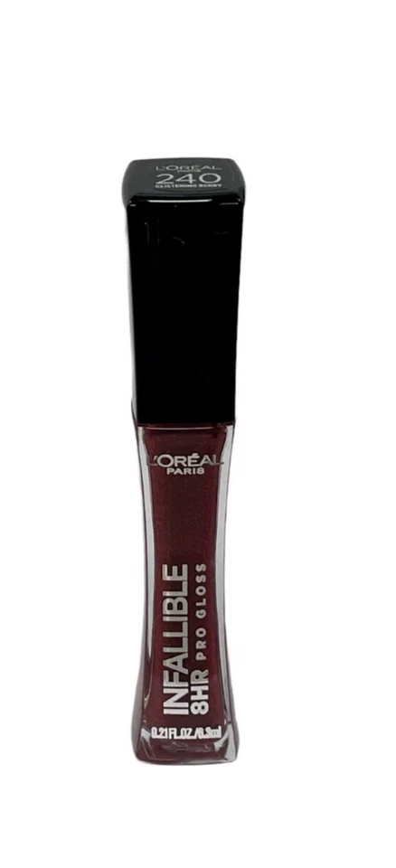L'oreal Infalible Pro Brillo 8 horas (0,21 oz/6,3 ml) 240 bayas brillantes *NUEVO* Foto 1 de 1