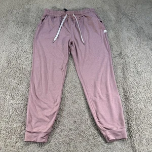 Vuori Jogger Pants Womans Medium Pink Performance Lounge Athletic VW303 - Picture 1 of 11