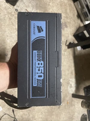 Fuente de alimentación Corsair HX850w serie profesional 80 Plus dorada Foto 1 de 4
