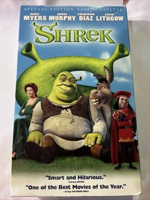 2001 DreamWorks Picture Shrek VHS Special Edition Mike Myers - Image 1 of 3