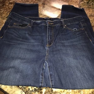 Buffalo David Bitton Mollie High-Rise Skinny Jeans Women’s Size 14 Dark Wash - Picture 1 of 12