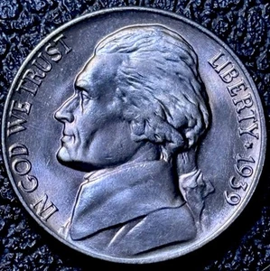 1939-P Full Steps Jefferson Nickel Mint State ++!! - Picture 1 of 4