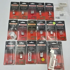 Lote de 18 pies de máquina de coser Janome. AHORRA EN GRANDE - Imagen 1 de 7
