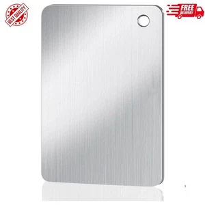 Titanium Cutting Boards for Kitchen, 100% Pure Titanium Double-sided food-grade - Picture 1 of 7