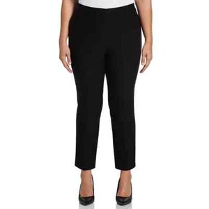 Rafaella Women's Plus Stretch Pant Size 18W Black - Picture 1 of 5