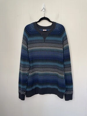 Mossimo Crewneck Sweater Eclectic Grandpa Dad Cotton Knit Pullover Men’s Size XL - Image 1 of 4
