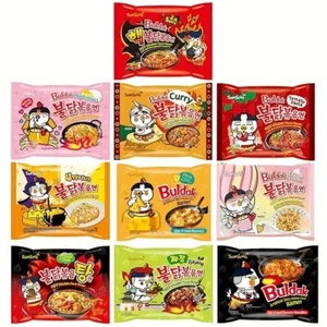 10 Packs Spicy Korean Noodles Challenge,Samyang 10 Packs random Flavors - Picture 1 of 13