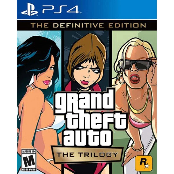 Grand Theft Auto: The Trilogy The Definitive Edition (PlayStation 4, 2021)