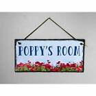 Customizable Slate Home Sign - Girls Name Door Plaque - Handmade and Personalize