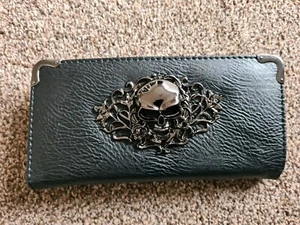 Gothic Skull Embellished Large Purse BNWOT  - Picture 1 of 8