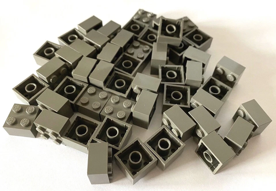 *NEW* 50 Pieces Lego BRICKS 2x2 OLD Dark Gray 3003 - Image 1 of 1