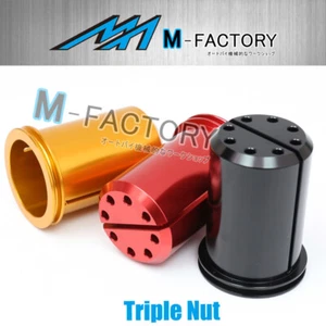 3 Color Billet Steering Stem Nut Triple Nuts Fit Ducati Hypermotard 821 SP 13-15 - Picture 1 of 5