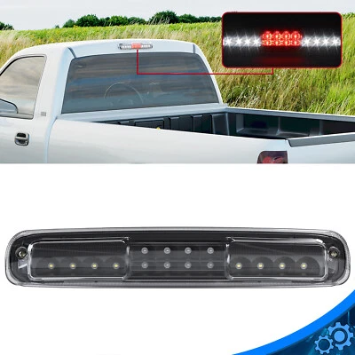 Lámpara de carga LED tercera luz de freno negra apta para Chevy Silverado GMC Sierra 99-06 07 Foto 1 de 4
