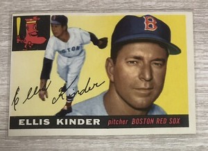 1955 Topps #115 Ellis Kinder EXMT Red Sox V3B