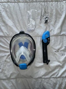 NEW Full Face Snorkel Mask for Adults Youth Kids - Picture 1 of 3