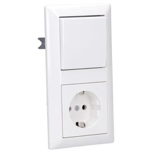 AS500 prises & Interrupteur complet de boite blanc alpin - Photo 1/1