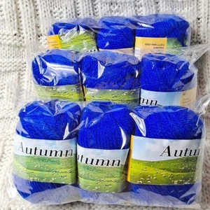 9BallsX50g Fashion Worsted Chunky Hand DIY Wool Knitting Crocheted Rugs Yarn 224 - Picture 1 of 14