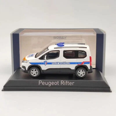 Norev 1/43 Peugeot Rifter Police Municipale 2019 Diecast Models Car Collection - Image 1 of 4